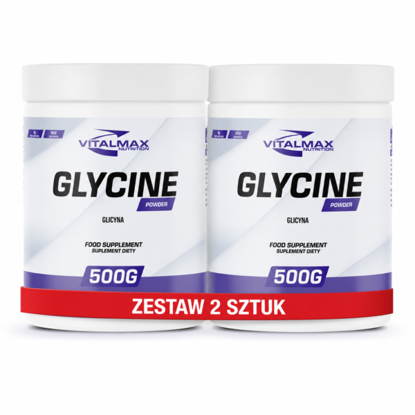 Glicyna w proszku bezsmakowa 1kg (2x500g)
